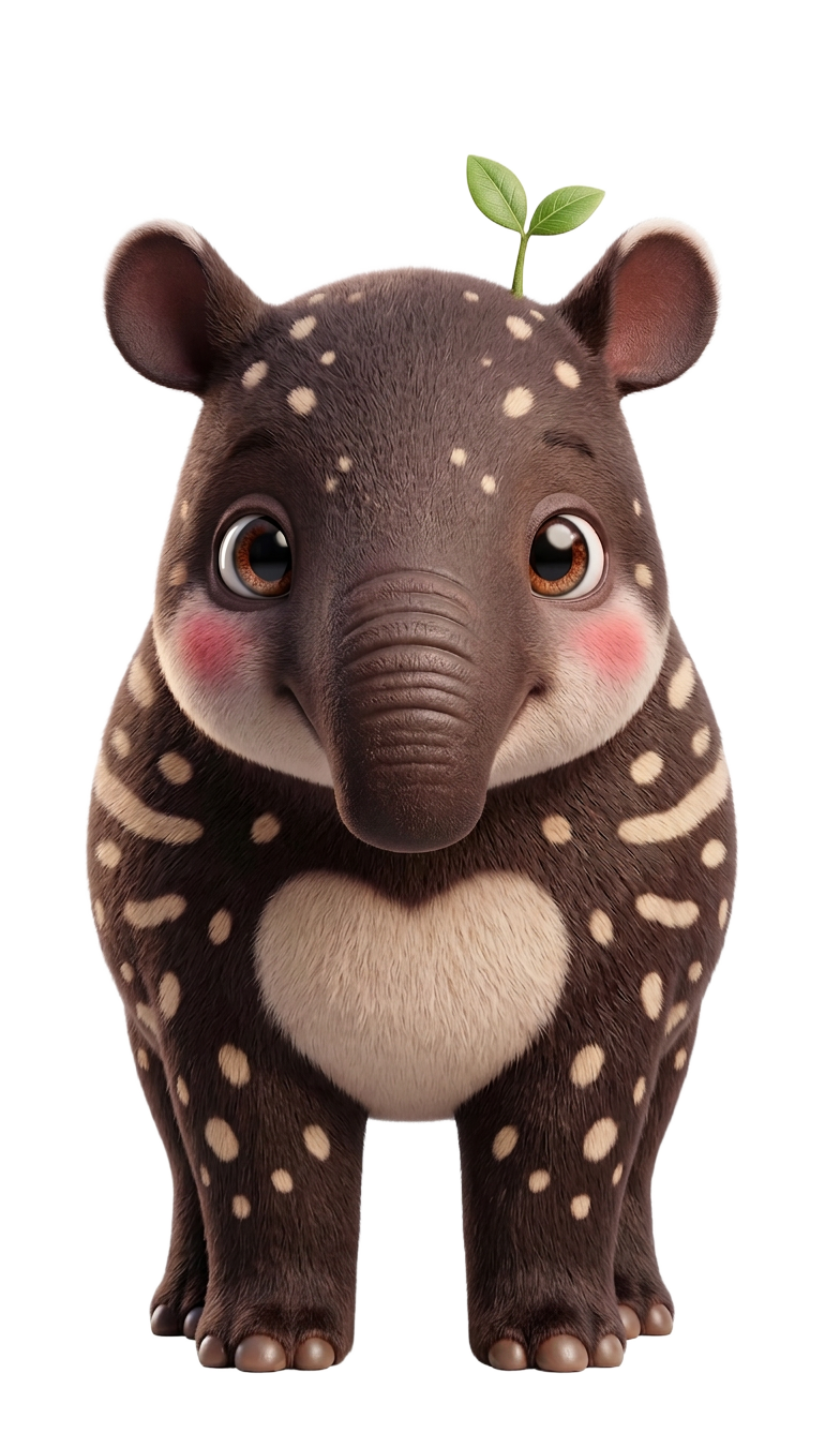 Pip — Baby tapir · the gardener